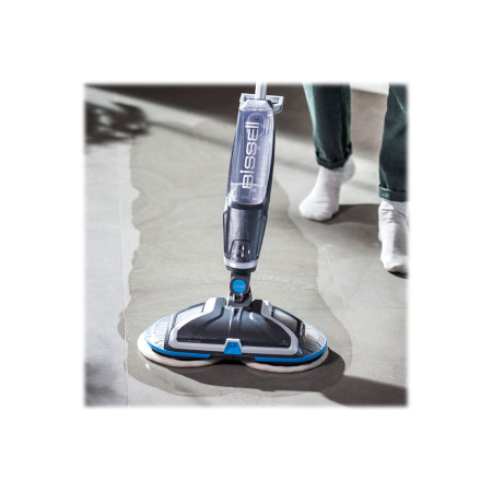 Mop | SpinWave | Cordless operating | Washing function | Operating time (max) 20 min | Lithium Ion | 18 V | Blue/Titanium