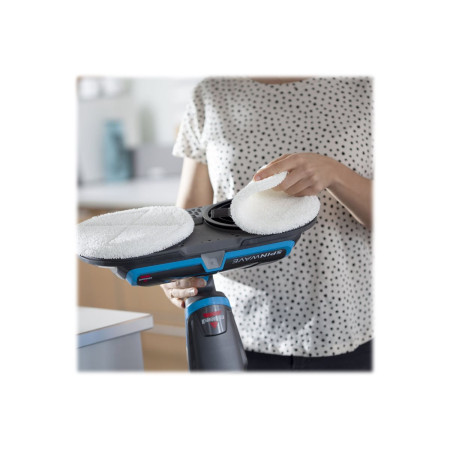 Mop | SpinWave | Cordless operating | Washing function | Operating time (max) 20 min | Lithium Ion | 18 V | Blue/Titanium