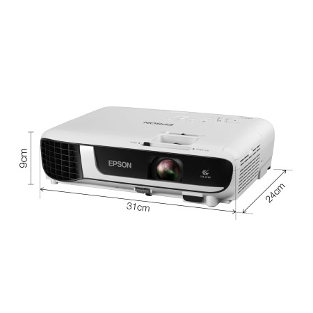 Epson | EB-W51 | WXGA (1280x800) | 4000 ANSI lumens | White | Lamp warranty 12 month(s)