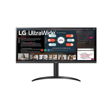 LG | 34WP550-B | 34 " | IPS | UltraWide Full HD | 21:9 | 75 Hz | 5 ms | 2560 x 1080 pixels | 200 cd/m | Headphone Out | HDMI por