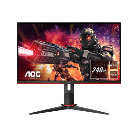 AOC | Monitor | 24G2ZE/BK | 23.8 " | IPS | FHD | 16:9 | 240 Hz | 1 ms | 1920 x 1080 | 350 cd/m | Headphone out (3.5mm) | HDMI po