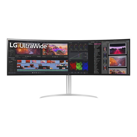 LG 49WQ95C-W 49 UltraWide Curved LED Monitor 5120x1440/400cd/m2/5ms/ HDMI USB Type C Display Port | LG | Monitor | 49WQ95C-W | 4