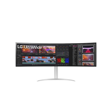 LG 49WQ95C-W 49 UltraWide Curved LED Monitor 5120x1440/400cd/m2/5ms/ HDMI USB Type C Display Port | LG | Monitor | 49WQ95C-W | 4