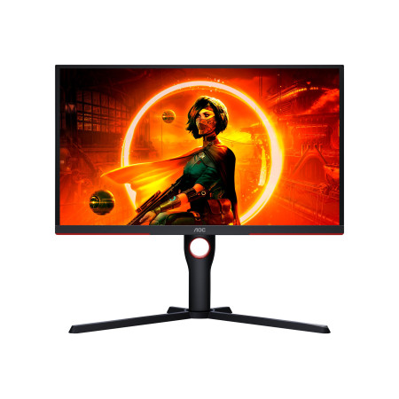 AOC | Monitor | 25G3ZM/BK | 24.5 " | VA | FHD | 16:9 | 240 Hz | 1 ms | 1920 x 1080 | 300 cd/m | HDMI ports quantity 2 | Black/Re