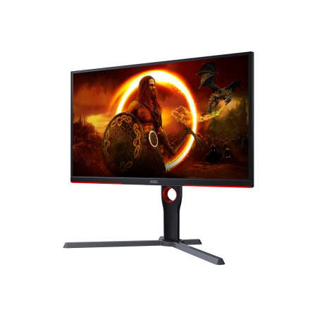 AOC | Monitor | 25G3ZM/BK | 24.5 " | VA | FHD | 16:9 | 240 Hz | 1 ms | 1920 x 1080 | 300 cd/m | HDMI ports quantity 2 | Black/Re