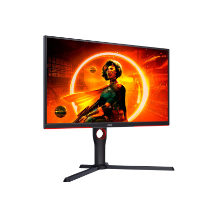 AOC | Monitor | 25G3ZM/BK | 24.5 " | VA | FHD | 16:9 | 240 Hz | 1 ms | 1920 x 1080 | 300 cd/m | HDMI ports quantity 2 | Black/Re