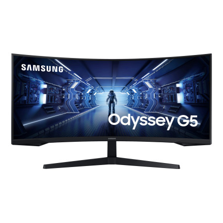 Samsung | Curved Monitor | LC34G55TWWPXEN | 34 " | VA | UWQHD | 21:9 | 165 Hz | 1 ms | 3440 x 1440 | 250 cd/m | HDMI ports quant