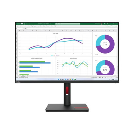 Lenovo | ThinkVision | T32h-30 | 31.5 " | IPS | 16:9 | 60 Hz | 4 ms | 2560 x 1440 pixels | 350 cd/m | HDMI ports quantity 1x HDM