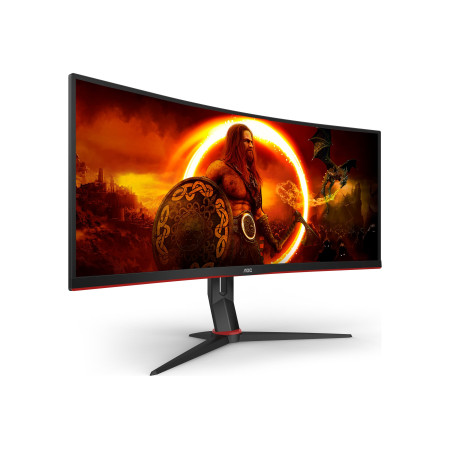 AOC | Gaming Monitor | CU34G2XP/BK | 34 " | VA | 21:9 | 180 Hz | 1 ms | 3440 x 1440 pixels | HDMI ports quantity 2 | Black