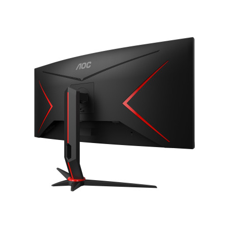 AOC | Gaming Monitor | CU34G2XP/BK | 34 " | VA | 21:9 | 180 Hz | 1 ms | 3440 x 1440 pixels | HDMI ports quantity 2 | Black