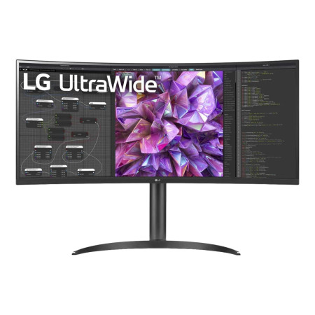 LG | Curved Monitor | 34WQ75C-B | 34 " | IPS | QHD | 21:9 | 60 Hz | 5 ms | 3440 x 1440 | 300 cd/m | HDMI ports quantity 2 | Blac