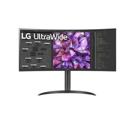 LG | Curved Monitor | 34WQ75C-B | 34 " | IPS | QHD | 21:9 | 60 Hz | 5 ms | 3440 x 1440 | 300 cd/m | HDMI ports quantity 2 | Blac