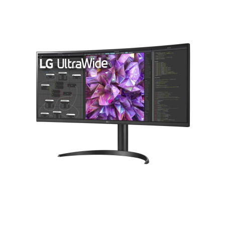 LG | Curved Monitor | 34WQ75C-B | 34 " | IPS | QHD | 21:9 | 60 Hz | 5 ms | 3440 x 1440 | 300 cd/m | HDMI ports quantity 2 | Blac