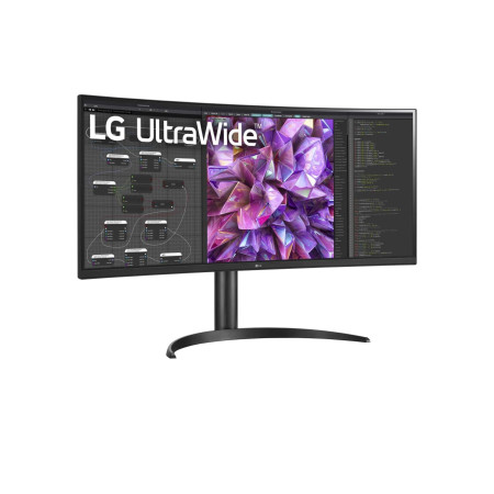 LG | Curved Monitor | 34WQ75C-B | 34 " | IPS | QHD | 21:9 | 60 Hz | 5 ms | 3440 x 1440 | 300 cd/m | HDMI ports quantity 2 | Blac