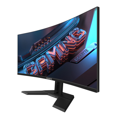 Gigabyte | GS34WQC EK1 | 34 " | VA | 21:9 | 135 Hz | 1 ms | 3440 x 1440 pixels | 300 cd/m | HDMI ports quantity 2 | Black