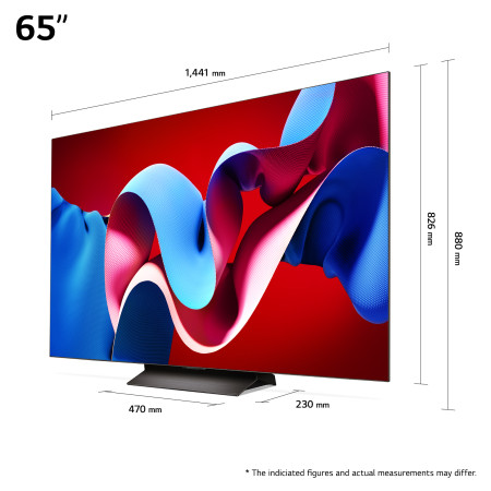 LG OLED65C41LA 65" (139 cm) OLED evo C4 4K Smart TV