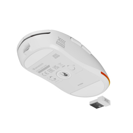 Zircon XIII Custom | Wireless | Gaming Mouse | 2.4 GHz, USB | White