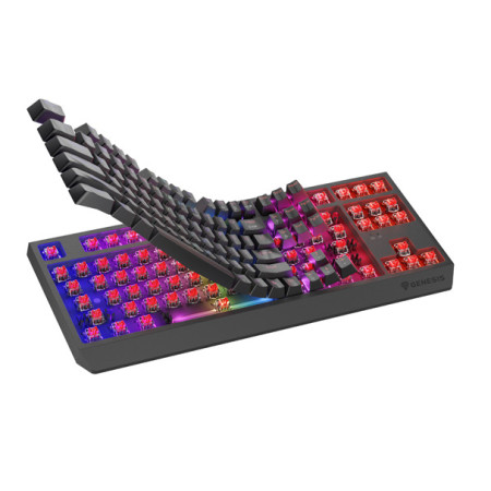 THOR 230 | Mechanical Gaming Keyboard | Wireless | US | Black | 2.4 GHz, Bluetooth, USB | Outemu Red