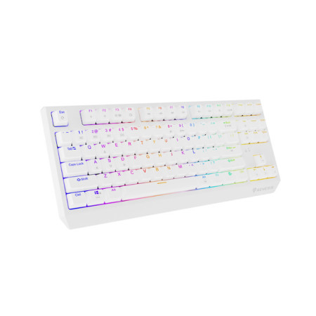 THOR 230 | Mechanical Gaming Keyboard | Wireless | US | White | 2.4 GHz, Bluetooth, USB | Outemu Red