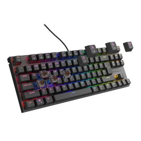 THOR 303 | Mechanical Gaming Keyboard | Wired | US | Black | USB Type-A | Outemu Brown