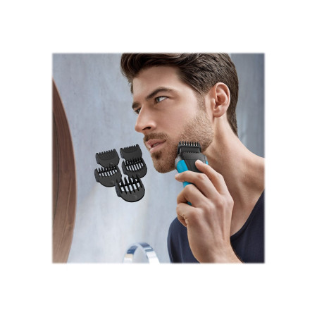 Braun | Shaver with trimmer | Series 3 Shave&Style 3010BT | Operating time (max) 45 min | Wet & Dry | NiMH | Black/Blue