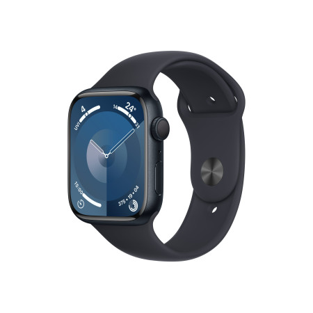 Apple Apple Watch Series 9 GPS 45mm Midnight Aluminium Case with Midnight Sport Band - M/L