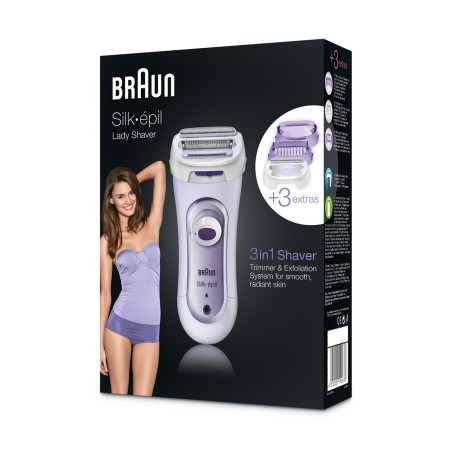 Braun | Epilator | Silk-épil LS5560 | Operating time (max) 40 min | Bulb lifetime (flashes) Not applicable | Number of power lev