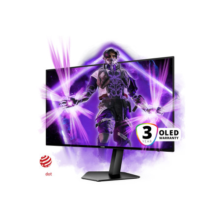 AG276QZD AGON PRO | 27 " | OLED | QHD | 16:9 | 240 Hz | 0.03 ms | 2560 x 1440 pixels | 1000 cd/m | HDMI ports quantity 2 | Black