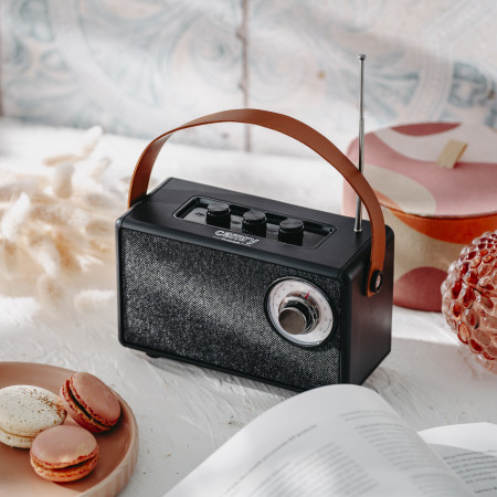 Speaker with radio | CR 1902 B | 5 W | Bluetooth | Black | Wireless connection