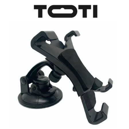 SEEK TOTI Universal Car Suction Cup Tablet Holder, Black (Black)