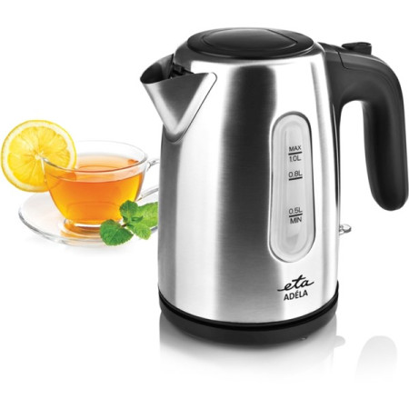 ETA Kettle | ETA160490000 ADÉLA | Electric | 1600 W | 1 L | Stainless Steel | 360 rotational base | Stainless Steel