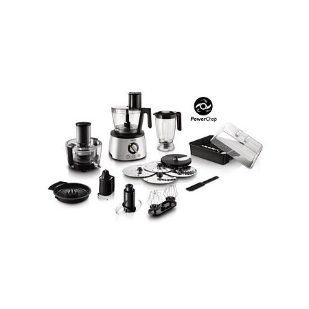 Philips | Avance Collection | Food processor HR7778/00 | 1300 W | Number of speeds 12 | Bowl capacity 3.4 L | Stainless steel