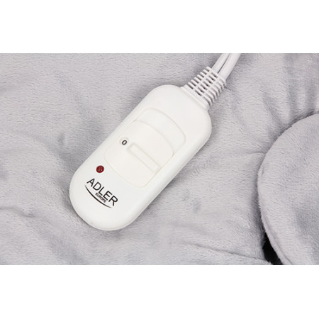 Adler | Electric heating pad | AD 7403 | Number of heating levels 2 | Number of persons 1 | Washable | Remote control | Grey