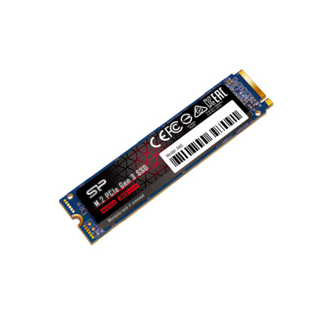 Silicon Power SSD | P34A80 | 1000 GB | Solid-state drive interface PCIe Gen3x4 | Read speed 3400 MB/s | Write speed 3000 MB/s