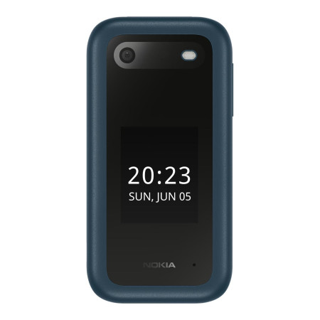 Nokia | 2660 Flip | Yes | Unisoc | Blue | 2.8 " | TFT LCD | 0 GB | Dual SIM | Nano-SIM | Bluetooth | 4.2 | Main camera 0.3 MP | 