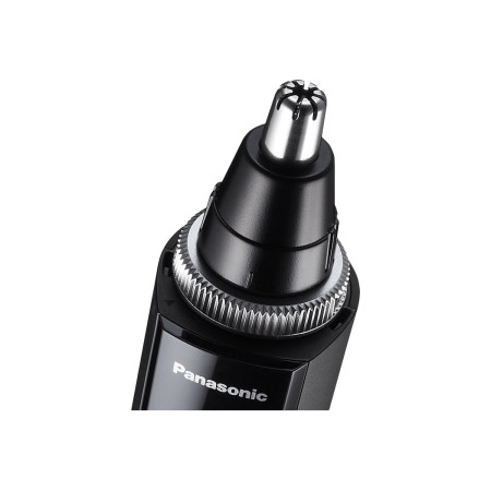 Panasonic Nose & Ear Hair Trimmer with Vortex Cleaning System | ERGN300K503 | Nose and ear trimmer | Wet & Dry