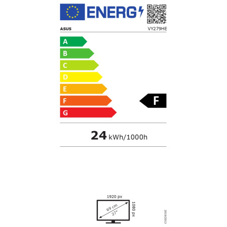 VY279HE-W | 27 " | IPS | 16:9 | 75 Hz | 1 ms | 1920 x 1080 pixels | 250 cd/m | HDMI ports quantity 1