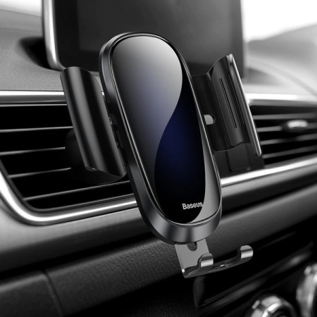 Baseus Future Gravity Car Mount Gravitational car holder, Black (Black)