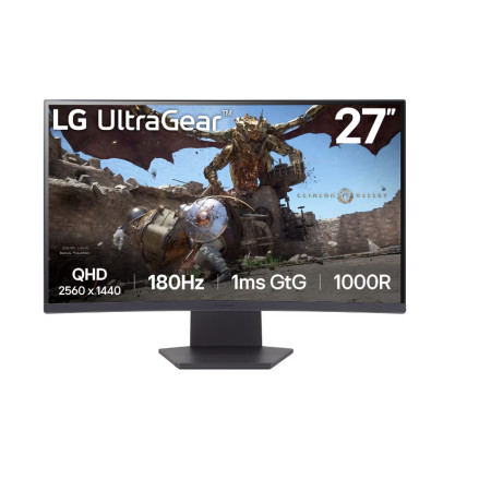 LG 27GS60QC-B | 27 " | VA | QHD | 16:9 | 180 Hz | 1 ms | 2560 x 1440 pixels | 300 cd/m | HDMI ports quantity 2