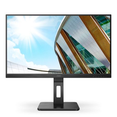 AOC | Monitor | U27P2 | 27 " | IPS | UHD | 16:9 | 60 Hz | 4 ms | 3840 x 2160 | 350 cd/m | Headphone out (3.5mm) | Black | Warran