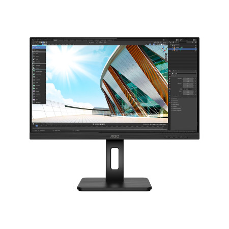 AOC | Monitor | U27P2 | 27 " | IPS | UHD | 16:9 | 60 Hz | 4 ms | 3840 x 2160 | 350 cd/m | Headphone out (3.5mm) | Black | Warran