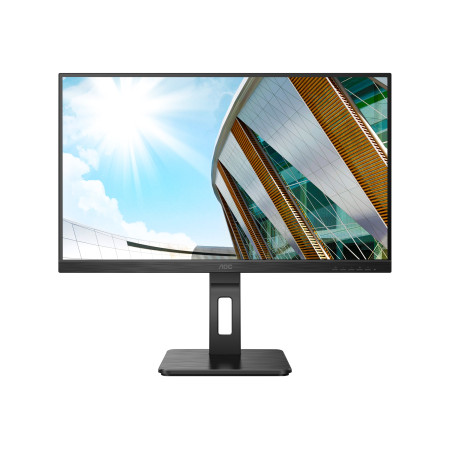 AOC | Monitor | U27P2 | 27 " | IPS | UHD | 16:9 | 60 Hz | 4 ms | 3840 x 2160 | 350 cd/m | Headphone out (3.5mm) | Black | Warran