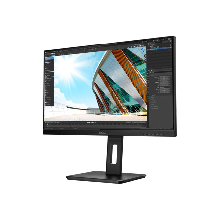 AOC | Monitor | U27P2 | 27 " | IPS | UHD | 16:9 | 60 Hz | 4 ms | 3840 x 2160 | 350 cd/m | Headphone out (3.5mm) | Black | Warran