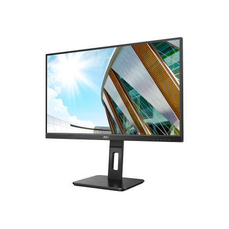 AOC | Monitor | U27P2 | 27 " | IPS | UHD | 16:9 | 60 Hz | 4 ms | 3840 x 2160 | 350 cd/m | Headphone out (3.5mm) | Black | Warran