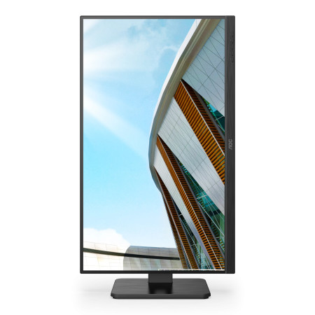 AOC | Monitor | U27P2 | 27 " | IPS | UHD | 16:9 | 60 Hz | 4 ms | 3840 x 2160 | 350 cd/m | Headphone out (3.5mm) | Black | Warran