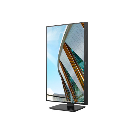 AOC | Monitor | U27P2 | 27 " | IPS | UHD | 16:9 | 60 Hz | 4 ms | 3840 x 2160 | 350 cd/m | Headphone out (3.5mm) | Black | Warran