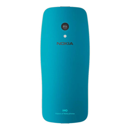 Nokia | 3210 4G (2024) | Scuba Blue | 2.4 " | 128 MB | 64 MB | Dual SIM | Bluetooth | 5.0 | USB version USB Type-C | Main camera