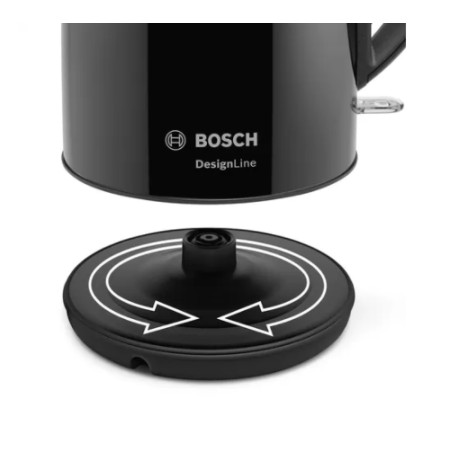 Bosch | Kettle | DesignLine TWK3P423 | Electric | 2400 W | 1.7 L | Stainless steel | 360 rotational base | Jet black polished