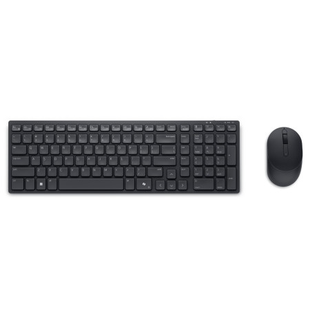 Dell | Silent Keyboard und Maus | KM555 | Keyboard and Mouse Set | Wireless | US International (QWERTY) | Schwarz  2.4 2.4 GHz, 