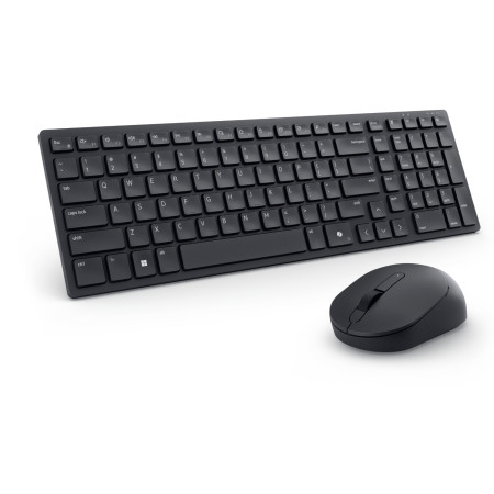 Dell | Silent Keyboard und Maus | KM555 | Keyboard and Mouse Set | Wireless | US International (QWERTY) | Schwarz  2.4 2.4 GHz, 